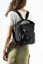 Single Bag, 2 Ways to Use, Both Backpack and Shoulder Bag Black (Model: 571-5R)