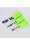 Premium 1-Flute Solid Carbide End Mill 3.175*1*5 Upcut Spiral CNC Router Bit AlTiN Coated - 2