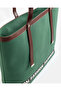 Women Green Printed Tote Bag - 2