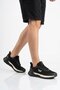 Black-White Memory Sole Imported Mesh Lightweight Flexible Men's Sports Shoes Relaxon m - 2