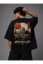 Palestine Jerusalem Themed Oversize Unisex T-Shirt |   Jerusalem Printed Streetwear T-Shirt - 3