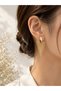 ✨   Geometric Design Gold Color Long Dangle Earrings |   Modern and Stylish Women's Earrings - 2