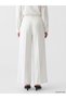 Vizyon New Season Loose Fit Linen Look Women's Pleated Trousers - 4