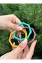 Colorful Bone Model Beads Flexible Bracelet - 4
