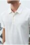 Marrakech Men's Black Wrinkled Fabric Oversize Polo Collar T-Shirt - 3