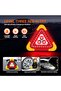 Car Safety Electronic Emergency Triangle 10700050 Electronic Warning Triangle for Car - 2