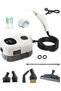 Handheld Steam Cleaner 2500W, High Pressure Multi-Purpose Steam Cleaner for Car, Kitchen, Bathroom, Tiles, Floor, Carpet & Upholstery, Adjustable Speed, 10pcs Accessories, 1100ml Water Tank
