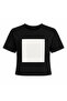 Phosphorescent Visual Reflective Crop Glow T-Shirt - Fun Design That Creates Light and Visual Effects in the Dark, Women's Clothing