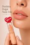Colorful Lip Balm Nude Lipstick 01 Nude Peach, Peach Nude Tone Lip Balm, Heart Cover Daily Nude Lipstick - 3