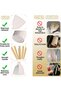 35Pcs Silicone Cooking Utensils Set, Kitchen Utensils Set, Chef Heat Resistant Kitchen Utensil Spatula Set for Nonstick Cookware, Wooden Handles Kitchen Gadgets Tools Set (Khaki) - 6