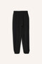 Standard Fit Double Pocket Woven Jogger Black Women's Sweatpants A2437Ax/Bk81 - 3