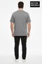 Men's Large Size Medium Brooklyn Printed 3Xl-6Xl Crew Neck T-Shirt Spr26Bts510-8 - 3