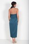 Women's Degaje Collar Draped Sleeveless Midi Dress - 4