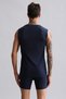 Egyptian Modal by Tencel Hercules Slim Fit Crew Neck Sports Athlete Undershirt / T-Shirt Navy Blue - 2