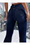 Women's High Waist Button Detailed Spanish Flare Jeans - 5