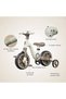 3-in-1 Convertible Kids Smart Tricycle Bicycle Balance Bike for Toddlers with Light, Music and Foldable Training Wheels - 6