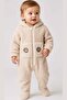 Wellsoft Baby Romper with Ears and Hood - with Paw Detail