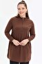 Two-Thread Stand Collar Zippered Single-Pocket Tunic - 5