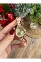 Round Design Stone Model Gold Women's Wristwatch - 3