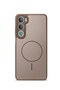 vivo Y31 5G 2025 SilkTouch Premium Matte Silicone Protective with Thin Magsafe Case Cover - 4