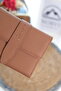 Star Stitched Genuine Leather Women's Wallet 1372 - 6