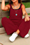 Women's Strappy Side Zipper Wide Leg Valencia Jumpsuit - 2