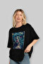 For Dog Lovers 20 Front Dog Prints Black Oversize T-Shirt 100% Cotton Unisex Dog Lover Premium Design - 4