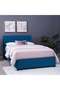 VISTA HEADBOARD VELVET BLUE L-160 : H-125 CM - 5