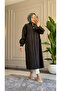 6523 - Comfortable and Stylish Buttoned Pocketed Soft Modal Fabric Long Shirt Collar Women's Cap - 3