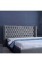 NEPTUNE HEADBOARD CHANEL GREY L-200 : H-125 CM