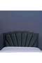 URANUS HEADBOARD CHANEL DARK GREY L-160 : H-125 CM - 3