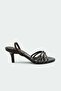 Nesso Knot Detailed Bitter Brown Women's Heeled Shoes