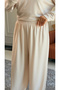 6574 - Stylish Comfortable Knitted Modal Fabric Casual Trousers with Elastic Detail at the Leg Cuffs Women's Set - 7