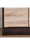 Taziva Shoe Rack 16 Pairs With 3 Door - Wenge & Sonoma - 6