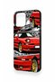 iPhone 12 Pro Max Compatible Red Supra Patterned Silicone Case - 4