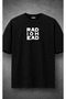 Radiohead Black Oversize T-Shirt with Front and Back Print Alternative Rock Black Tshirt - 3
