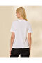 Women's White Graphic Print T-Shirt - 3
