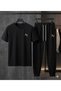 T-Shirt Sweatshirt 2-Piece Combination Thin Summer X Printed