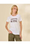 Women White Graphic T-Shirt