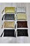 Women's Star Embroidered Chain Strap Portfolio Bag - 5