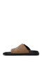 Women's Mink Double Buckle Suede Leather Slippers 26Sfd271710 - 3