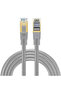 كابل توصيل رمادي اللون بطول 10 أمتار من نوع CAT8 S/FTP ICAT8-10G