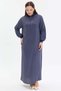 Zipper Detailed Pocket Detailed Comfortable Fit Long Dress Women - 2