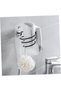 Black Metal Blow Dryer Holder, Adhesive Wall Mounted Hair Dryer Hanger Organizer