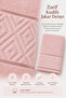 Hand and Face Towel 50X90 cm Partial Velvet Jacquard Nova - 3