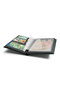 Comfort Pul Defteri A4, 32 Sheets, 64 Pages, Black Background, Padded Cover, Dark Green - 2