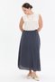 Comfortable Fit Women's Long Skirt with Elastic Waist - 6