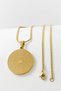 Gold Color Esmaül Hüsna and Four Kul Written Prayer Spiritual Design Italian Chain Stainless Steel Necklace - 7