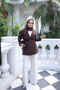 Brown Elastic Waist Dabıl Jacket - 3