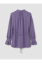 Lcw Modest Lilac Oversize Women's Shirt Tunic - 7